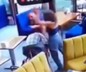 Kadın garson ile müşteri arasındaki kavga kamerada