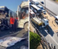 TEM'de 2 otobüs ve 1 kamyonun karıştığı zincirleme kaza: 1 ölü 21 yaralı