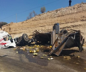Mersin'de feci kaza! Yolcu otobüsü ile kamyon çarpıştı