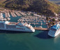 Marmaris'e İki Yeni Kruvaziyerle 1203 Turist Ziyareti
