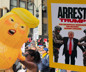 New York'ta on binlerce kişi "Krallara Hayır" protestolarında Trump yönetimini eleştirdi